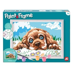 AS PAINT & FRAME LOVING PUPPY 1038-41012