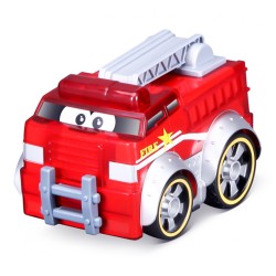 BURAGO PUSH & GLOW FIRE TRUCK 16-89006