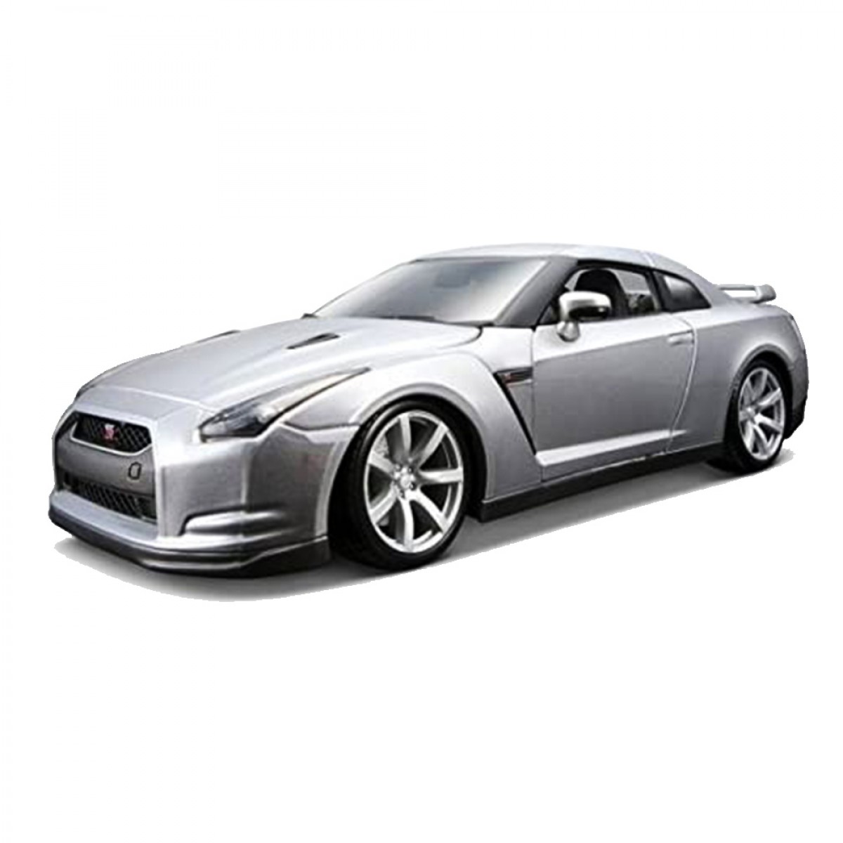 BURAGO 1/18 NISSAN GT-R (2009) SILVER 18-12079S