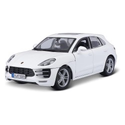 BURAGO 1/24 PLUS- PORSCHE MACAN WHITE 18/21077