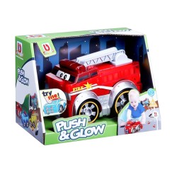 BURAGO PUSH & GLOW FIRE TRUCK 16-89006