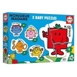 EDUCA PUZZLE BABY MONSIEUR MADAME 19400 (3-5 TEM)