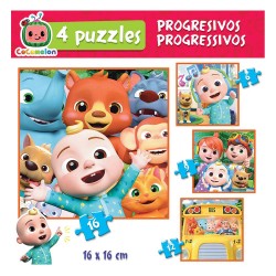 EDUCA PUZZLE PROGRESSIVE  COCOMELON 191 (6-16 TEM)