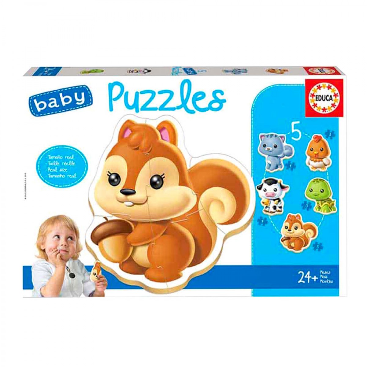 EDUCA PUZZLE 24 MONTHS ΖΩΑ 13473