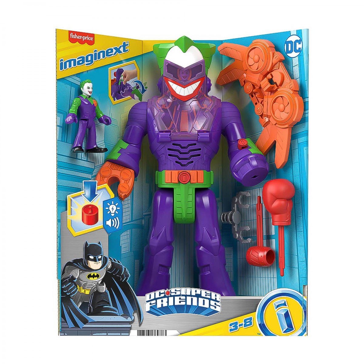 FISHER PRICE IMAGINEXT-ΦΙΓΟΥΡΕΣ DC INSIDERS JOKER HMK87/HKN47