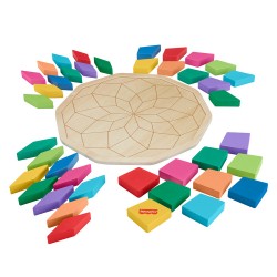 FISHER PRICE WOODEN MANDALA PUZZLE HXT94