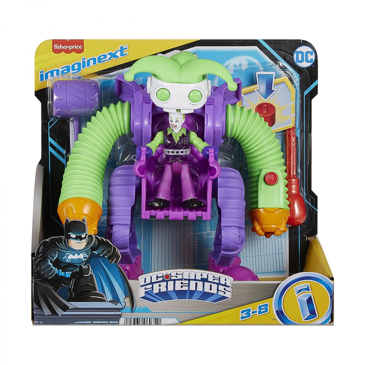 FISHER PRICE IMAGINEXT - JOKER BATTLING ROBOT M5649/HGX80