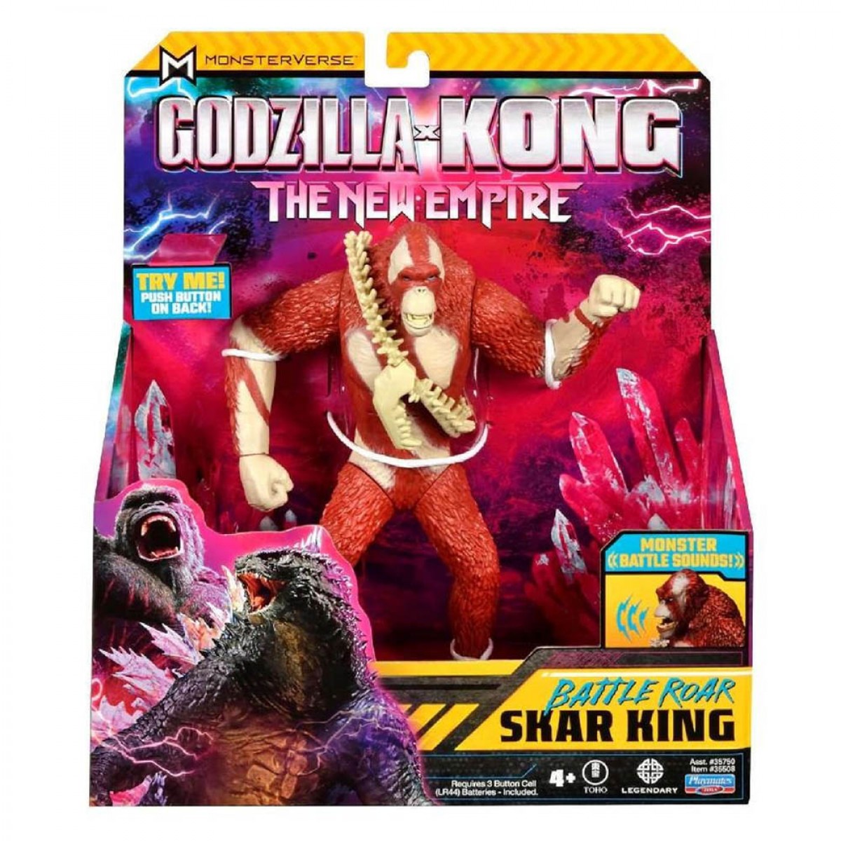 GIOCHI PREZIOSI GODZILLA X KONG: BATTLE ROAR SKAR KING 35750