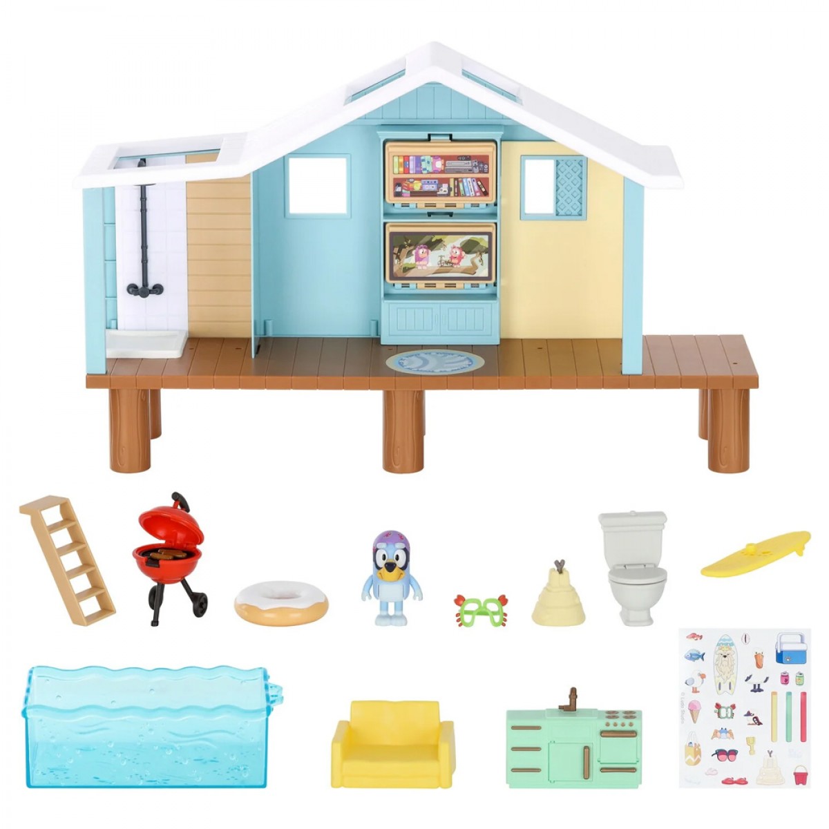 GIOCHI PREZIOSI BLUEY PLAYSET ΤΟ ΕΞΟΧΙΚΟ  ΣΤΗΝ ΠΑΡΑΛΙΑ BLY66000