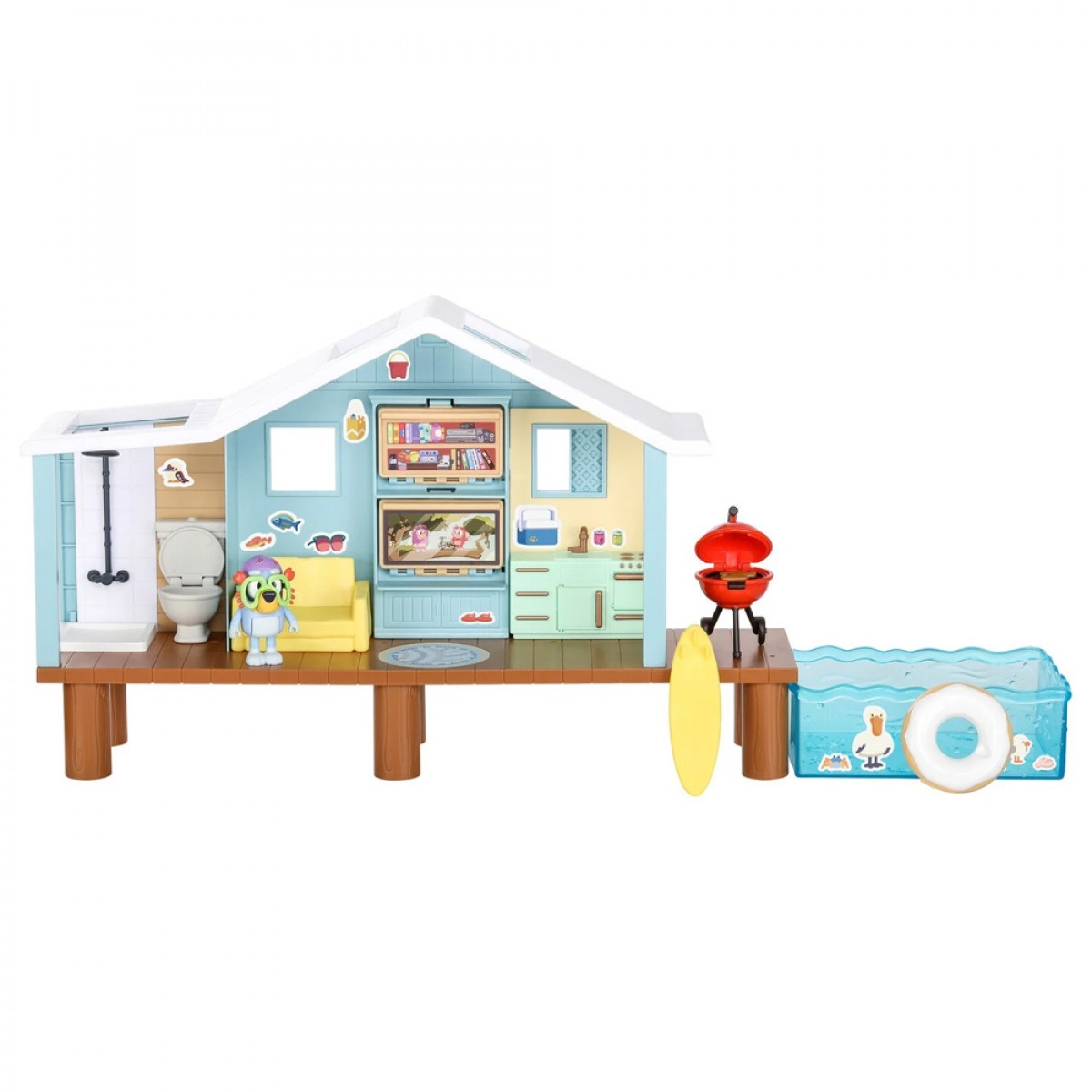 GIOCHI PREZIOSI BLUEY PLAYSET ΤΟ ΕΞΟΧΙΚΟ  ΣΤΗΝ ΠΑΡΑΛΙΑ BLY66000