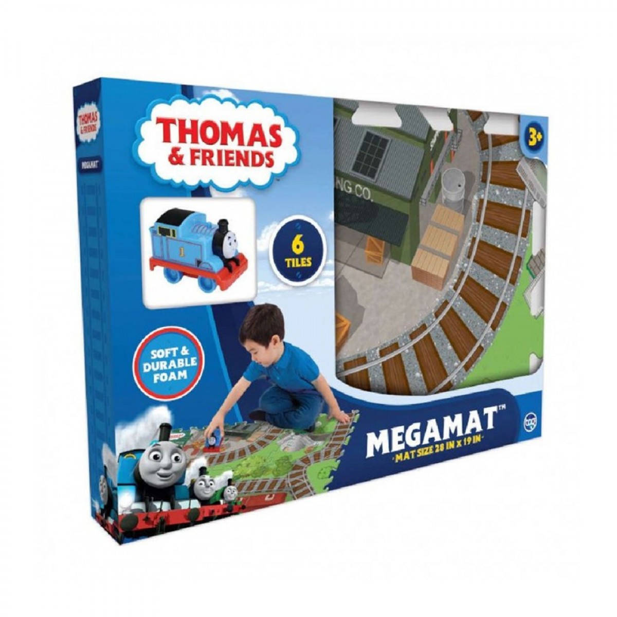 GIOCHI PREZIOSI MEGAMAT ΧΑΛΑΚΙ ΠΑΖΛ ΜΕ ΟΧΗΜΑ THOMAS ΜΕΗ00000