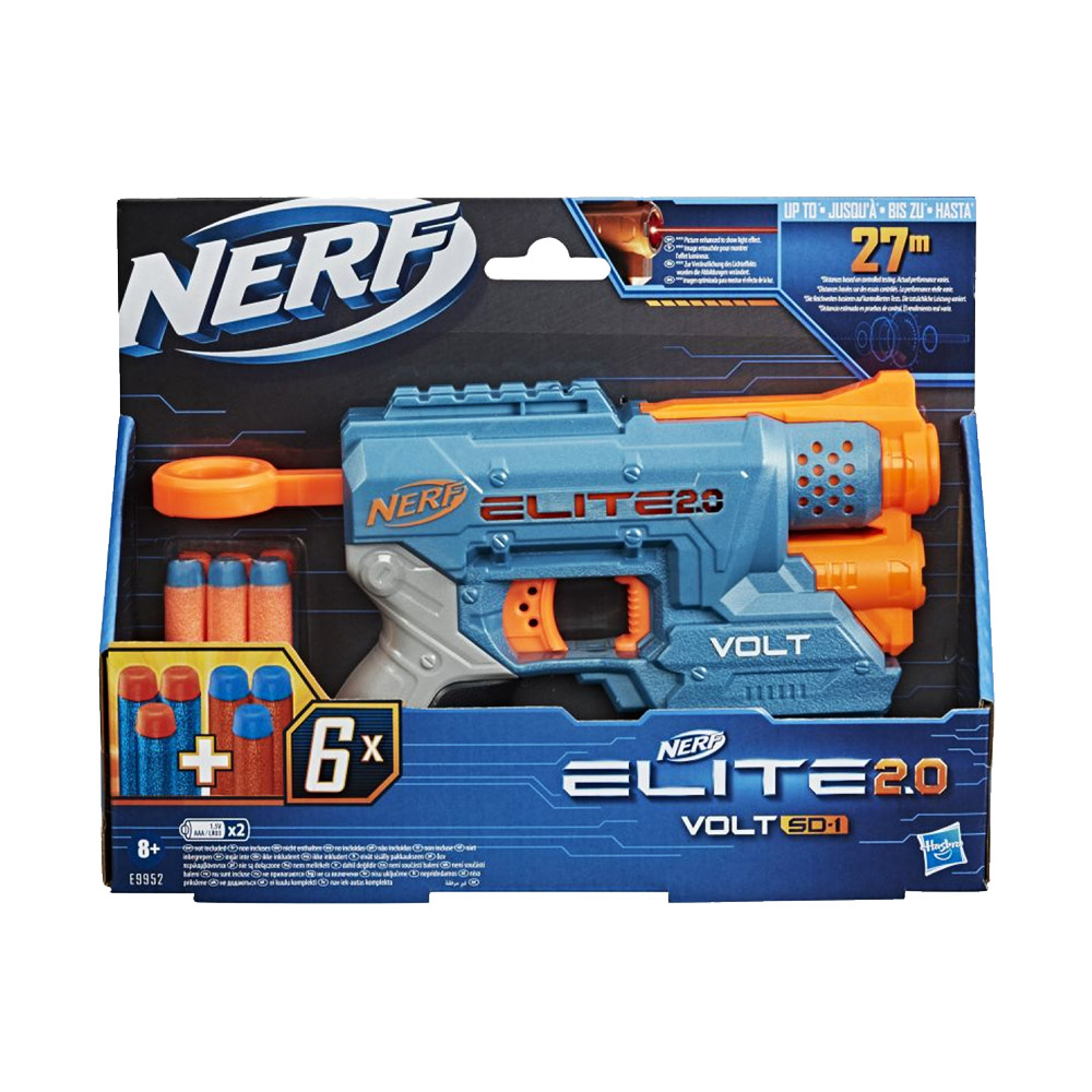 Hasbro F5035EU4 Pistolet à fléchette Nerf Elite 2.0 Ace SD-1