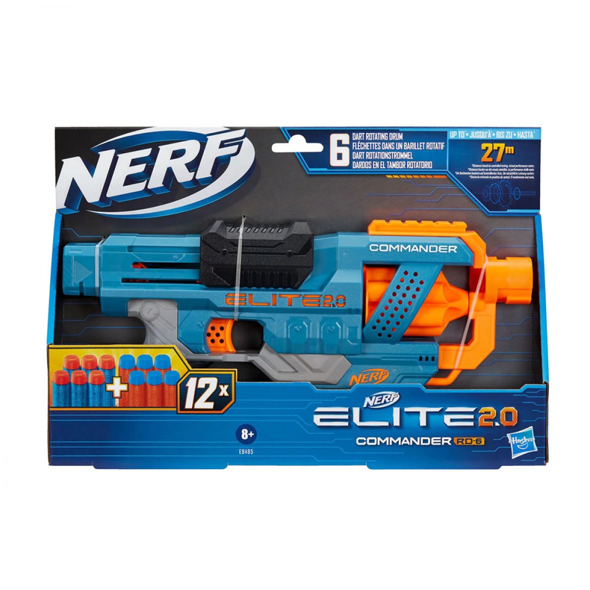 HASBRO NERF ELITE 2.0 COMMANDER RC6 9485