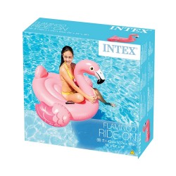 INTEX ΦΟΥΣΚΩΤΟ ΦΛΑΜΙΝΓΚΟ RIDE ON 57558 (142Χ137 ΕΚ.)