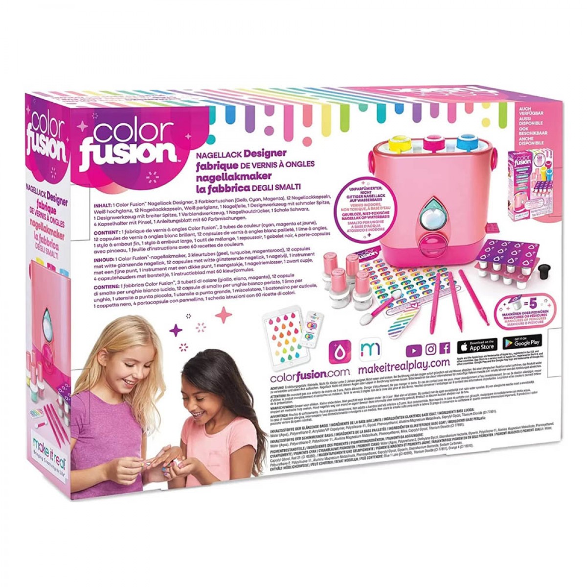 JUST TOYS COLOR FUSION NAIL POLISH MAKER 2561