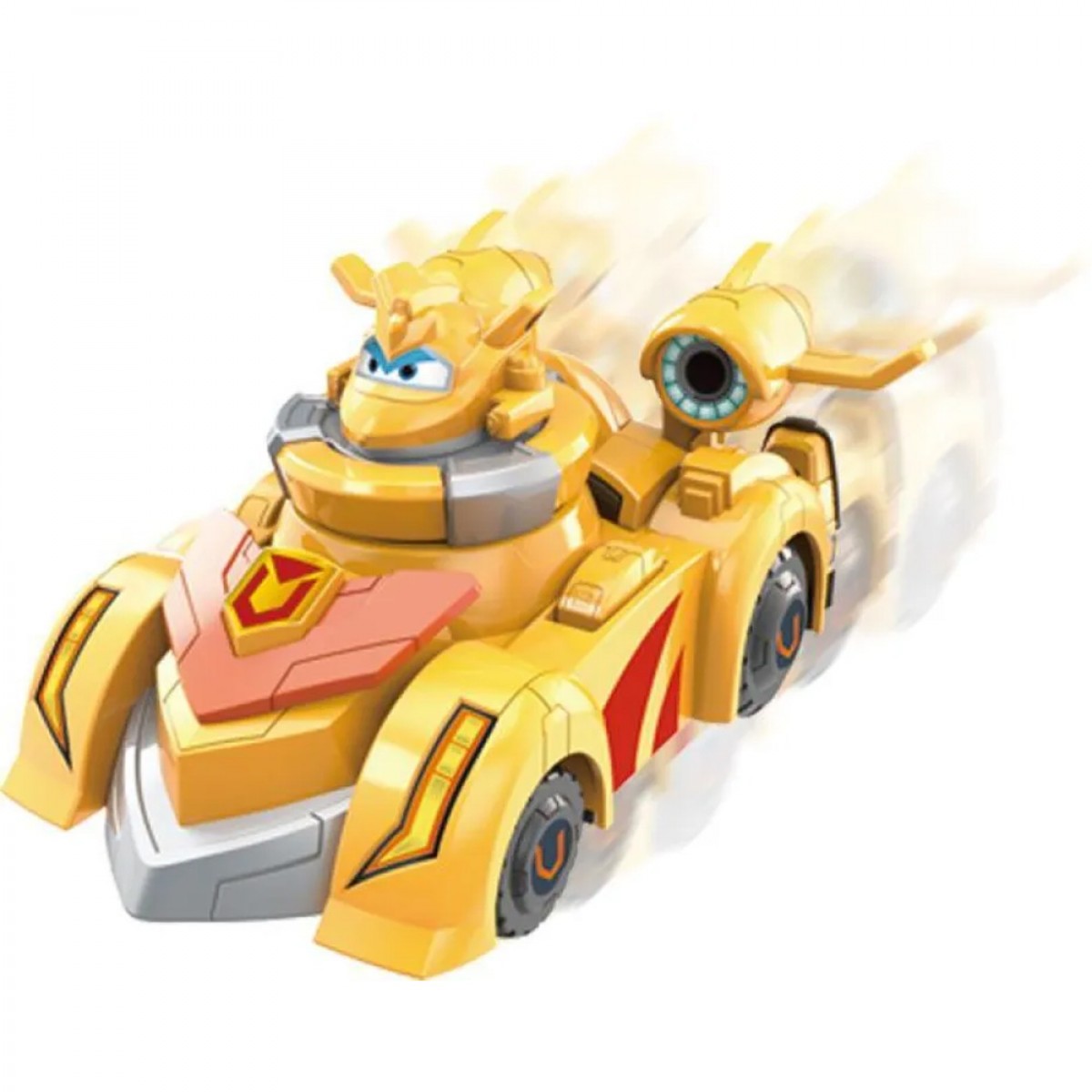 JUST TOYS SUPER WINGS SUPER PET FREE WHEEL VEHICLE - SPINNING GOLDEN BOY & VEHICLE 770331