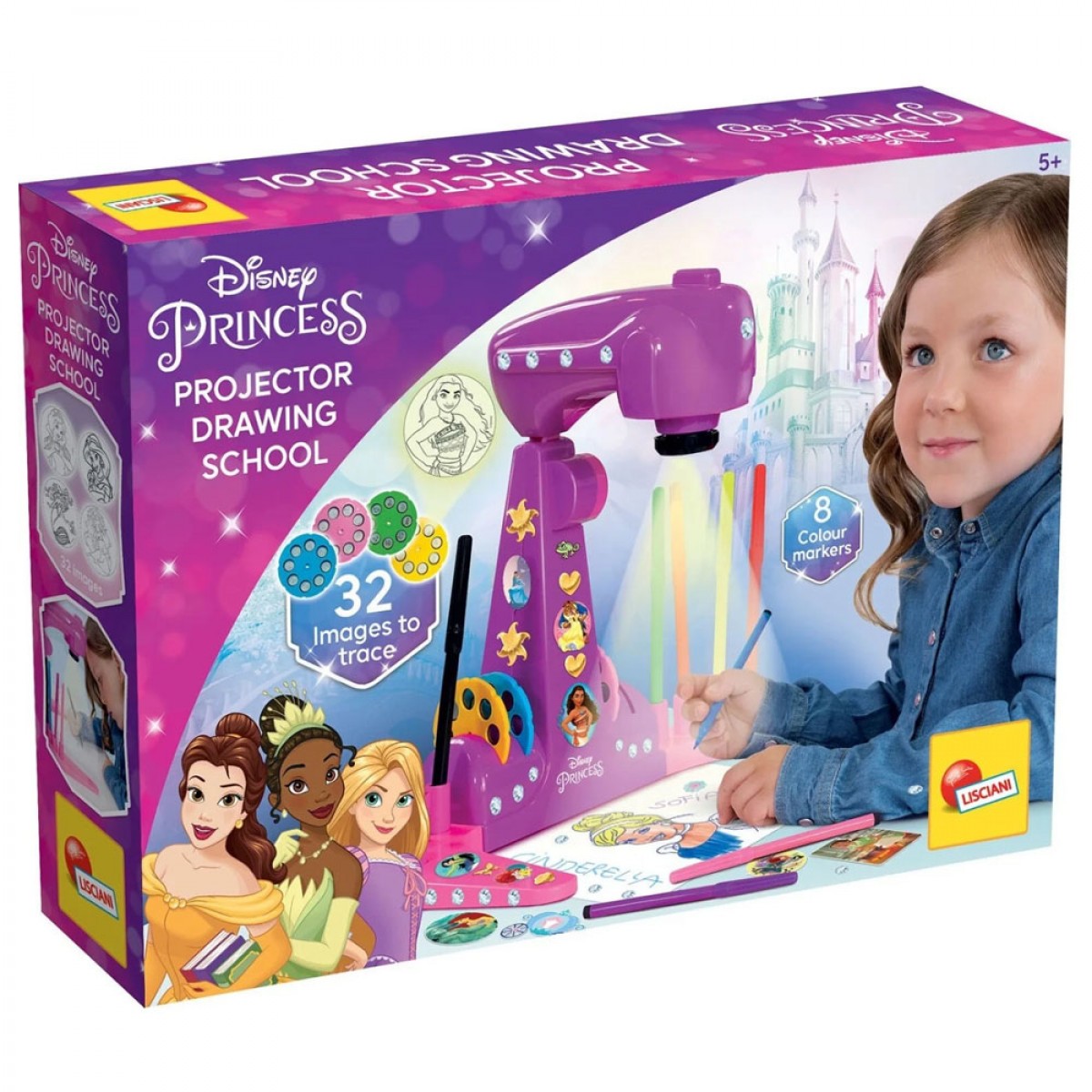 LISCIANI PRINCESS DRAWING SCHOOL PROJECTOR 92956