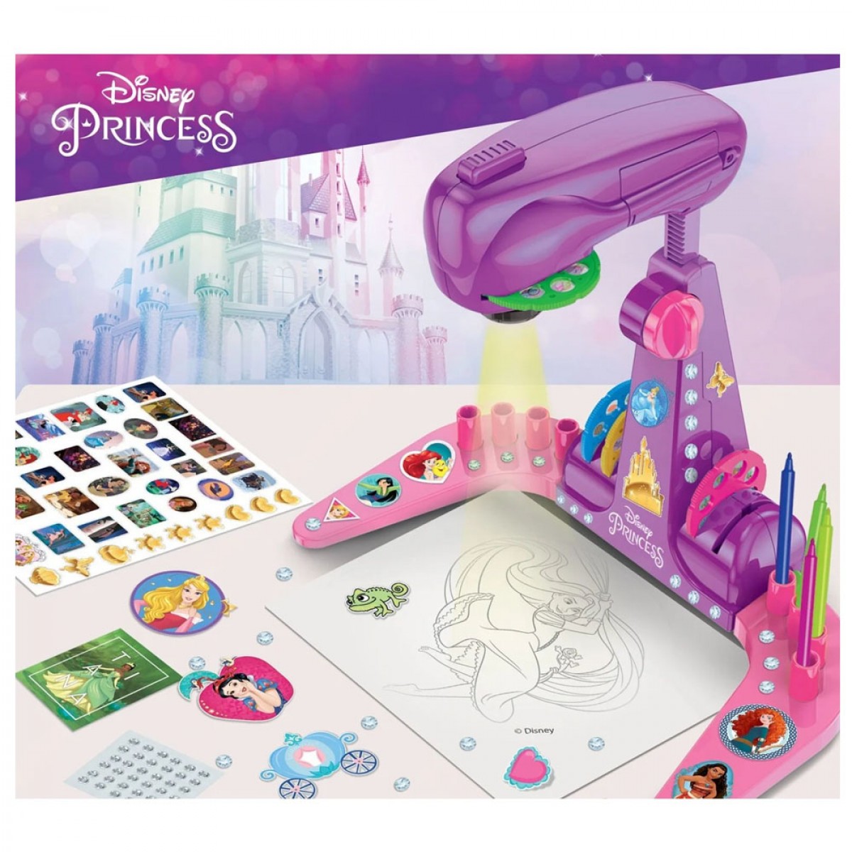 LISCIANI PRINCESS DRAWING SCHOOL PROJECTOR 92956