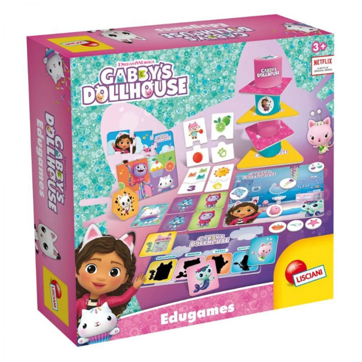 LISCIANI GABBY'S DOLLHOUSE EDUGAMES 103348