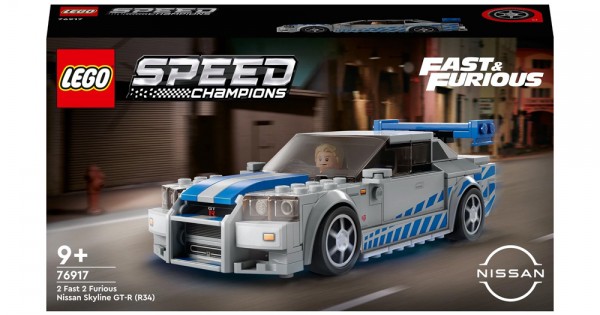 LEGO Speed Champion Wild Speed Nissan Skyline GT-R (R34) 76917 Toy Block