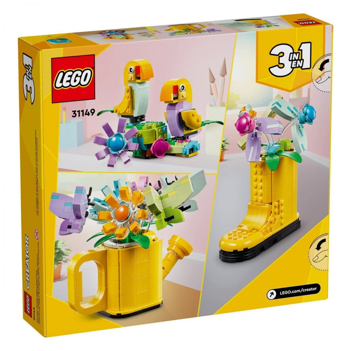 LEGO FLOWERS IN WATERING CAN 31149