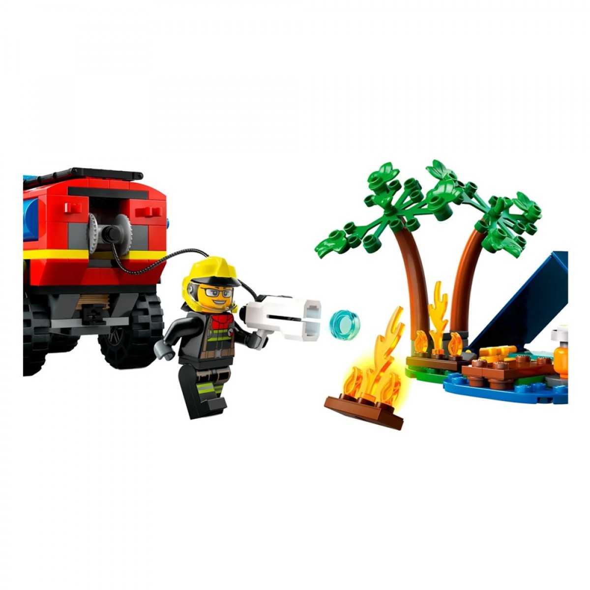 LEGO 4X4 FIRE TRUCK WITH RESCUE BOAT 60412