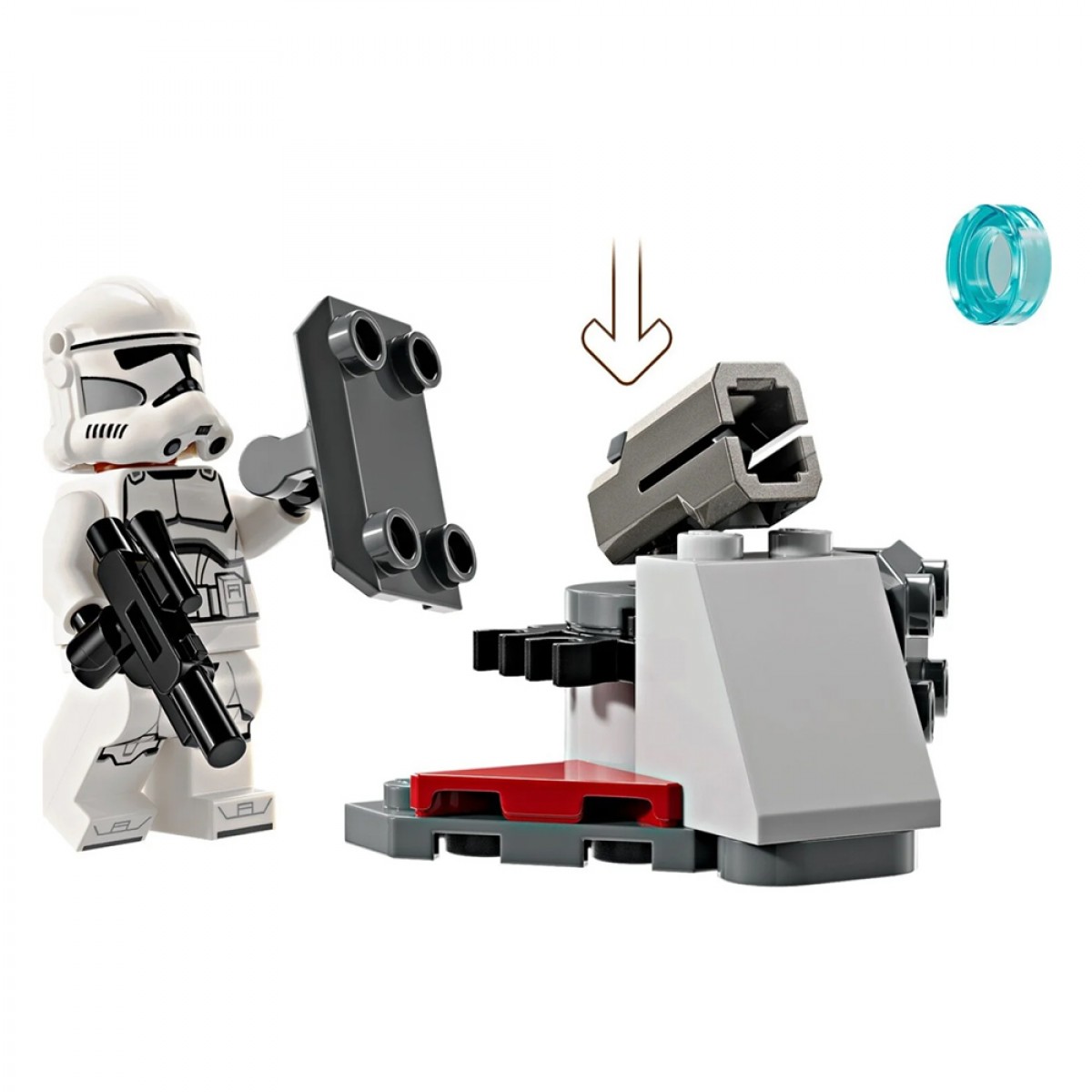 LEGO CLONE TROOPER & BATTLE DROID BATTLE PACK 75372