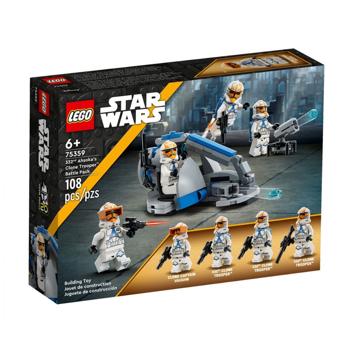 LEGO 332 AHSOKA'S CLONE TROOPER BATTLE PACK 75359