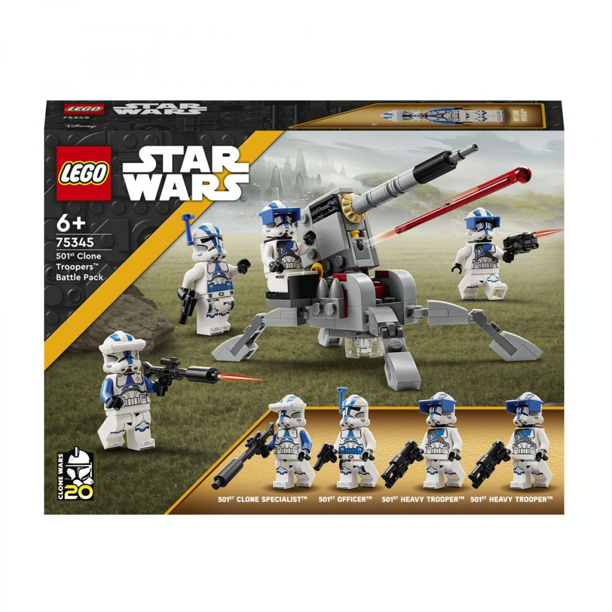 LEGO 501ST CLONE TROOPERS BATTLE PACK 75345