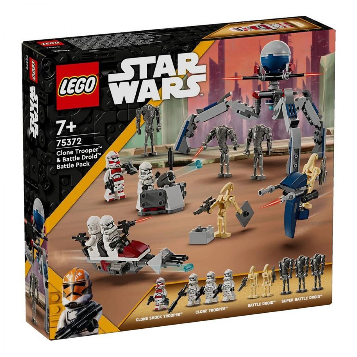 LEGO CLONE TROOPER & BATTLE DROID BATTLE PACK 75372