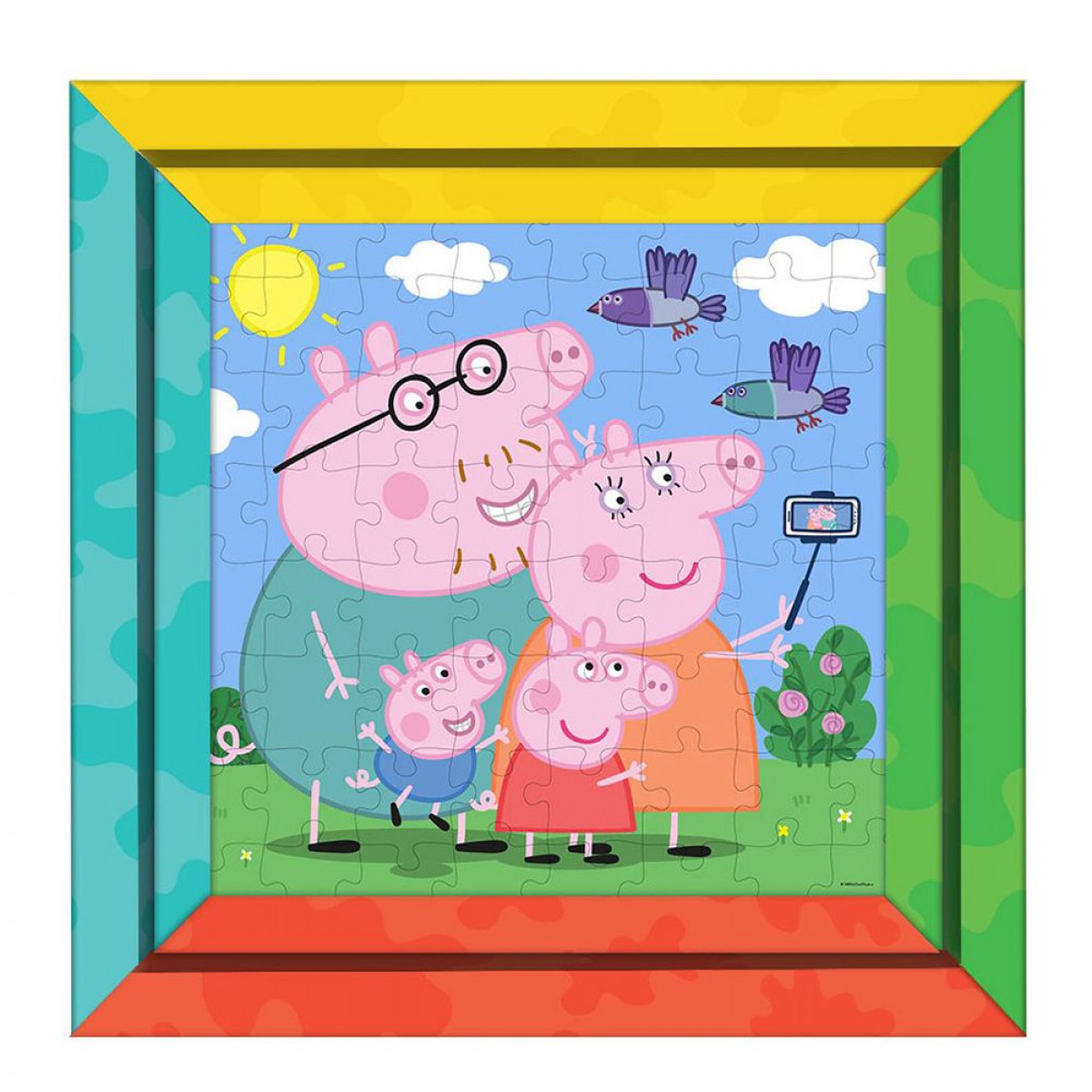 LUNA PUZZLE ΚΟΡΝΙΖΑ 64ΤΕΜ.27Χ27ΕΚ.PEPPA PIG 482787