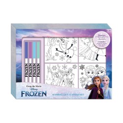 LUNA ΚΑΜΒΑΣ ΣΕΤ 4 ΤΕΜΑΧΙΑ ΜΕ 4 ΜΑΡΚΑΔΟΡΟΥΣ FROZEN 2 564164