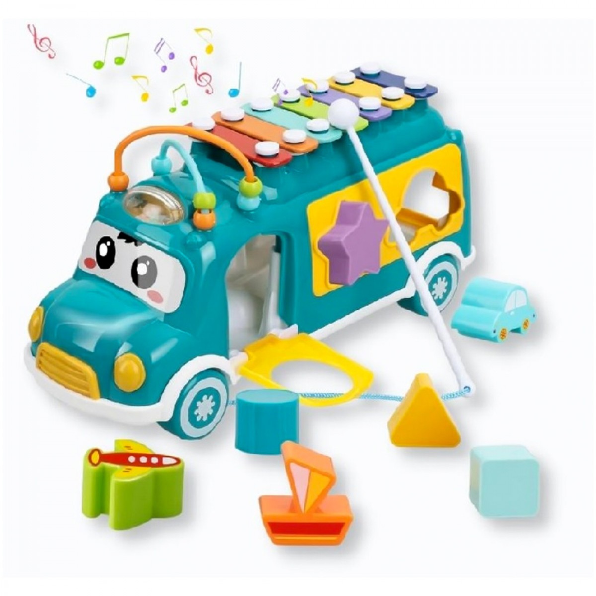 MARTIN TOYS BEBE ΛΕΩΦΟΡΕΙΟ ΜΕ ΗΧΟΥΣ ΚΑΙ ΜΟΥΣΙΚΗ HE8023