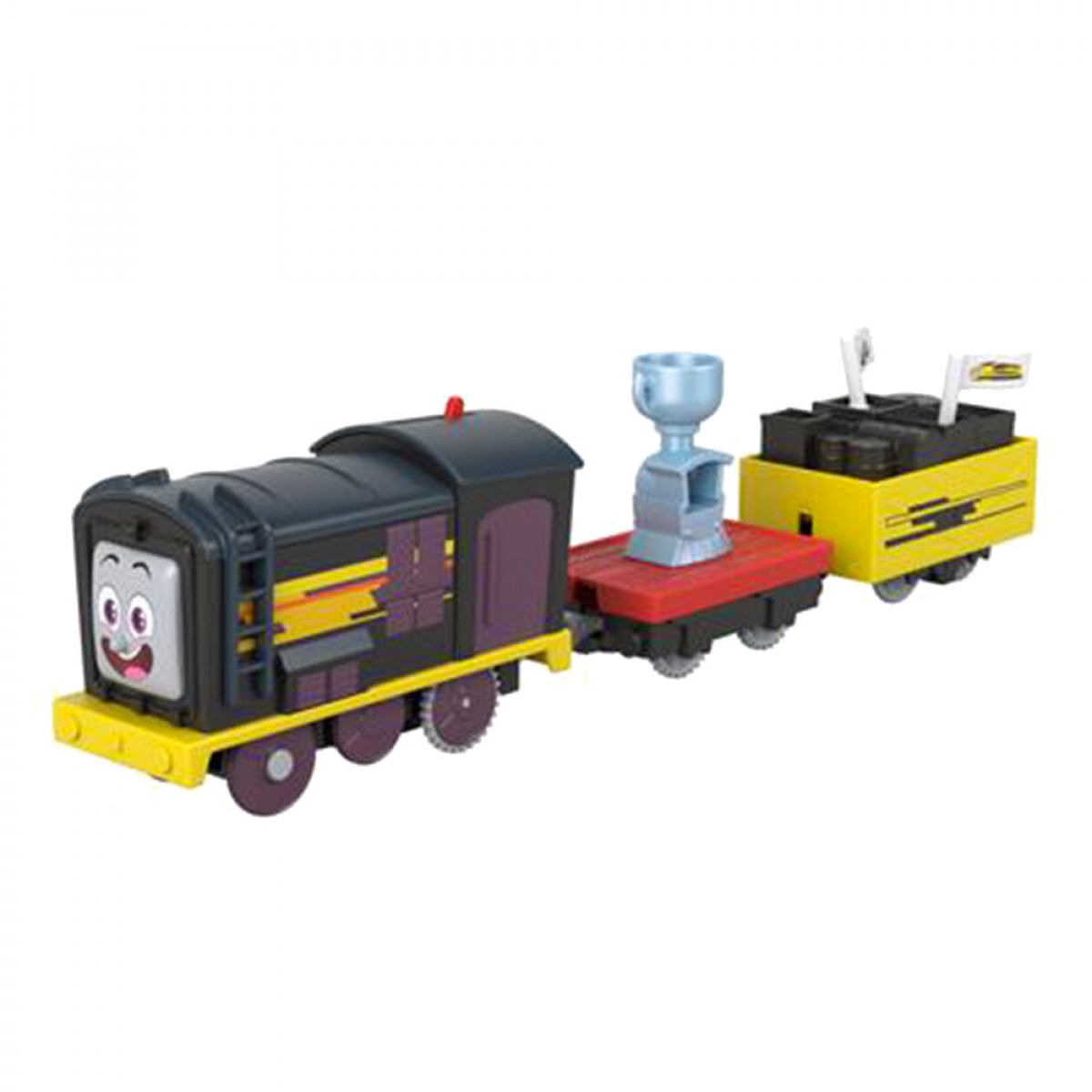 MATTEL THOMAS ΜΗΧΑΝΟΚΙΝΗΤΑ ΤΡΕΝΑ 2 ΒΑΓΟΝΙΑ WIN DIESEL HFX97/HDY74