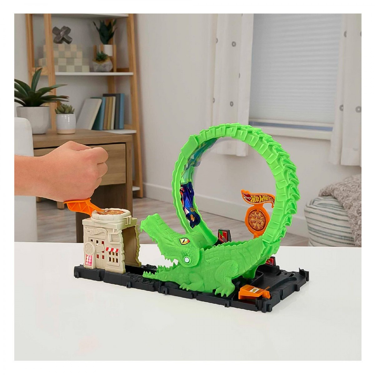 MATTEL HOT WHEELS CITY ΜΕ ΘΗΡΙΑ GATOR LOOP ATTACK HDR29/HKX39