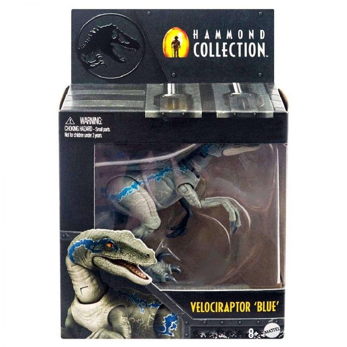 MATTEL JURASSIC WORLD VELOCIRAPTOR BLUE HTV62