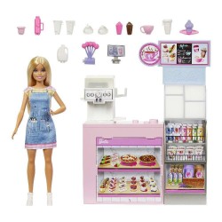 MATTEL BARBIE  COFFEE SHOP HXN94