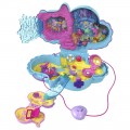 MATTEL  POLLY POCKET ΤΡΕΝΤΙ ΤΣΑΝΤΑΚ SEAHORSE DADDY AND BABY Ι ΝΟ GKJ63/HWP03