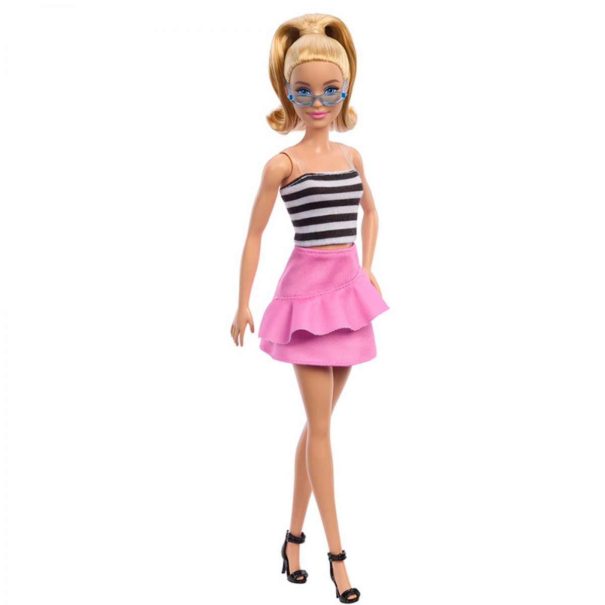 MATTEL   BARBIE FASHIONISTAS ΑΣΠΡΟΜΑΥΡΟ ΤΟΠ ΝΟ HRH11