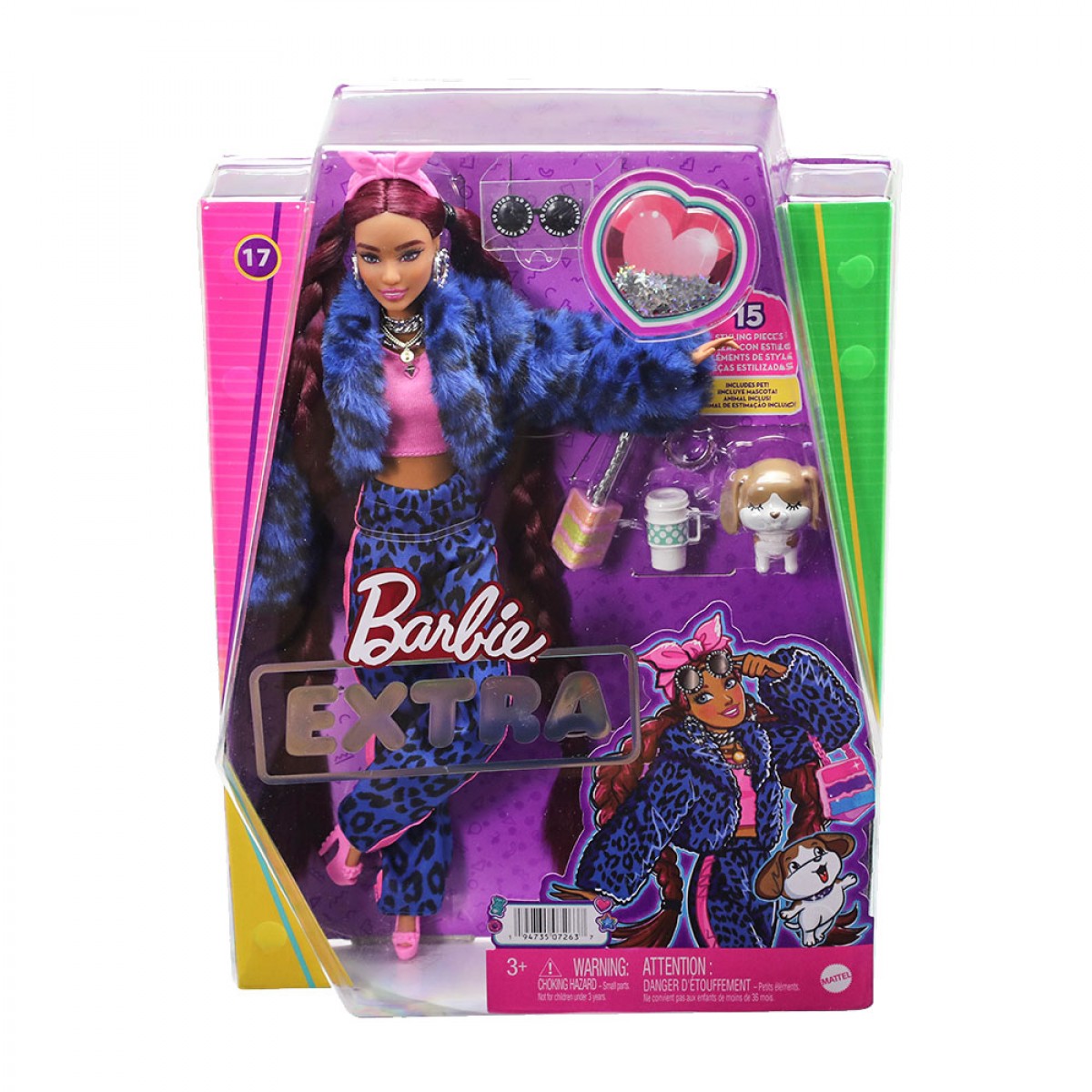 MATTEL BARBIE EXTRA - LEOPARD TRACK SUIT HHN09-9633