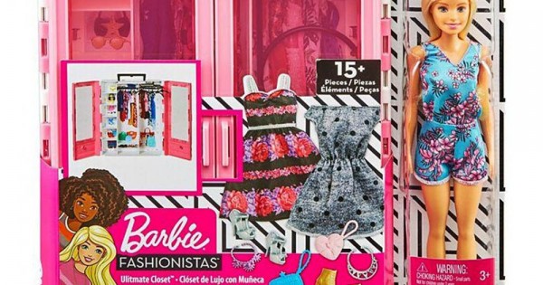 Barbie closet with a doll gbk12 sale