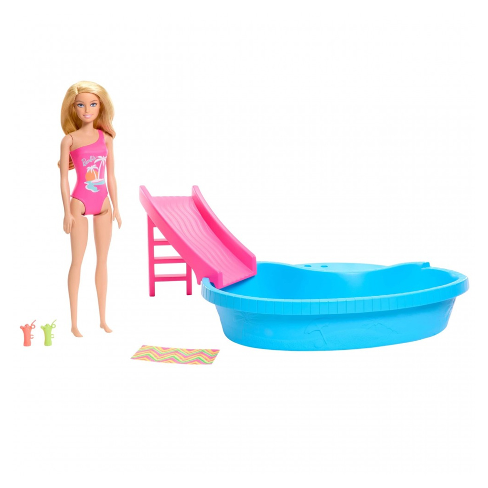 Barbie doll in swimming pool online