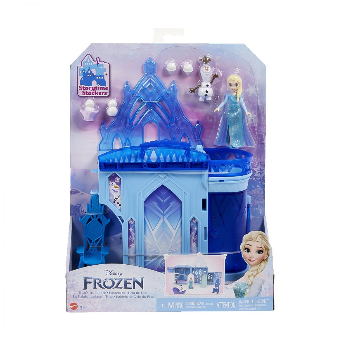 MATTEL DISNEY PRINCESS MINI ΚΟΥΚΛΕΣ-ΠΑΛΑΤΙ ΕΛΣΑΣ HLX01