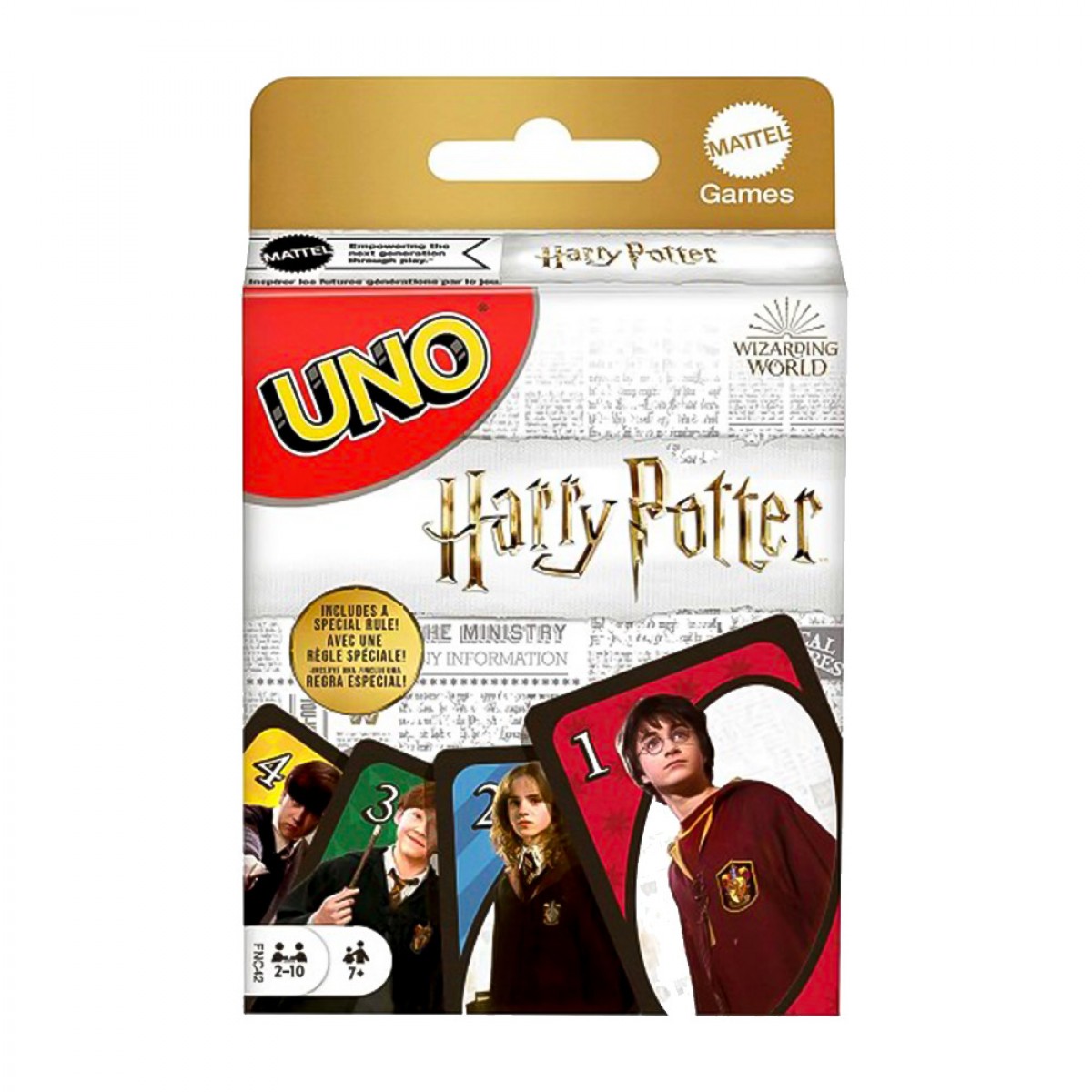 MATTEL UNO HARRY POTTER FNC42