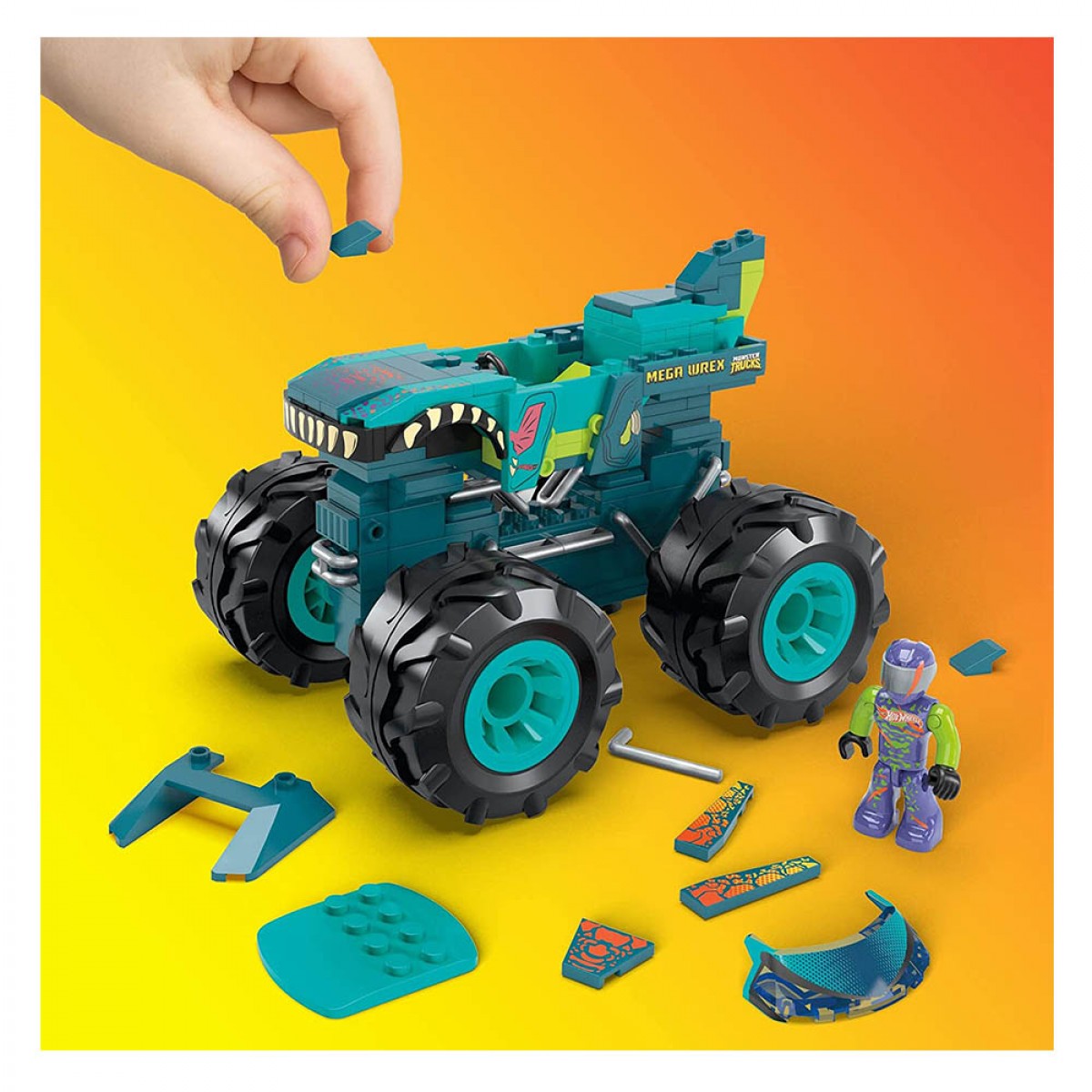 MEGA BLOKS HOT WHEELS MONSTER TRUCKS ΟΧΗΜΑΤΑ GVM14/HDJ95