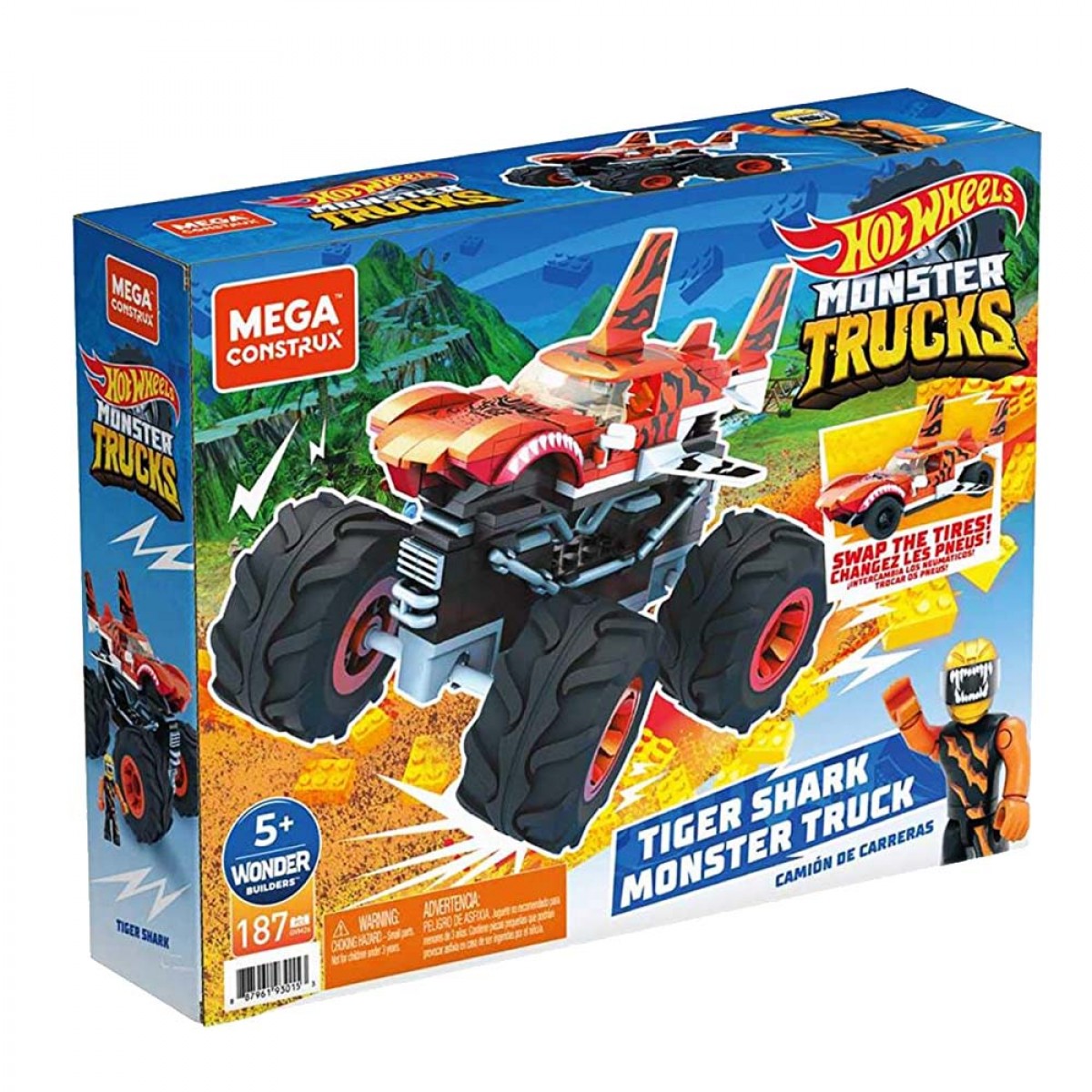 MEGA BLOKS HOT WHEELS MONSTER TRUCKS ΟΧΗΜΑΤΑ GVM14/GVM26