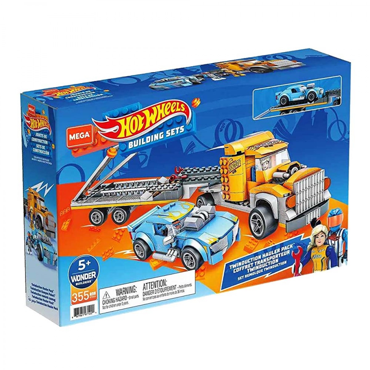 MEGA BLOKS HOTWHEELS ΝΤΑΛΙΚΑ TWINDUCTION GYG66 (300 TΕΜΑΧΙΑ)