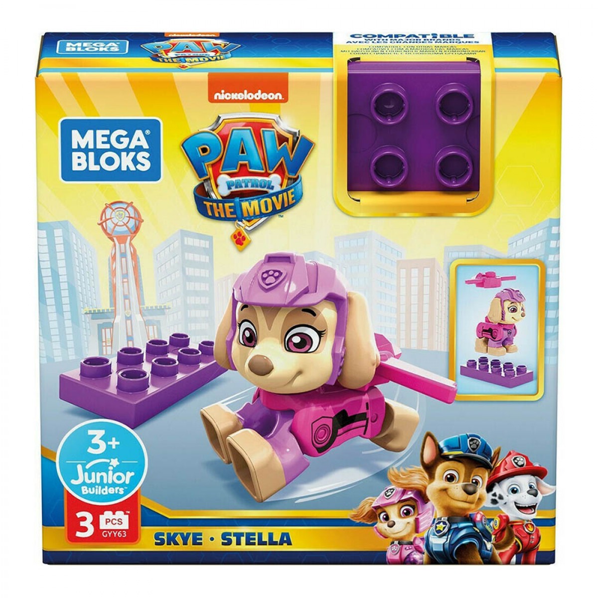 MEGA BLOKS MEGA BLOKS PAW PATROL ΚΟΥΤΑΒΑΚΙΑ GYH89 (4 ΣΧΕΔΙΑ.)