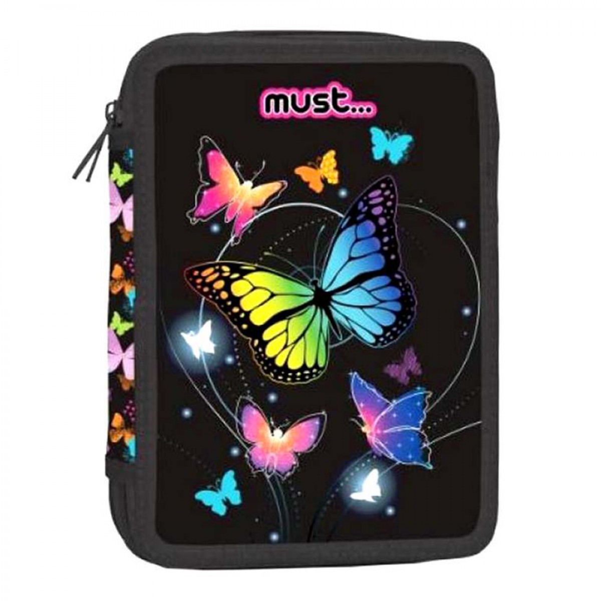 MUST ΚΑΣΕΤΙΝΑ ΔΙΠΛΗ ΓΕΜΑΤΗ MUST 15X5X21 BUTTERFLIES 585545