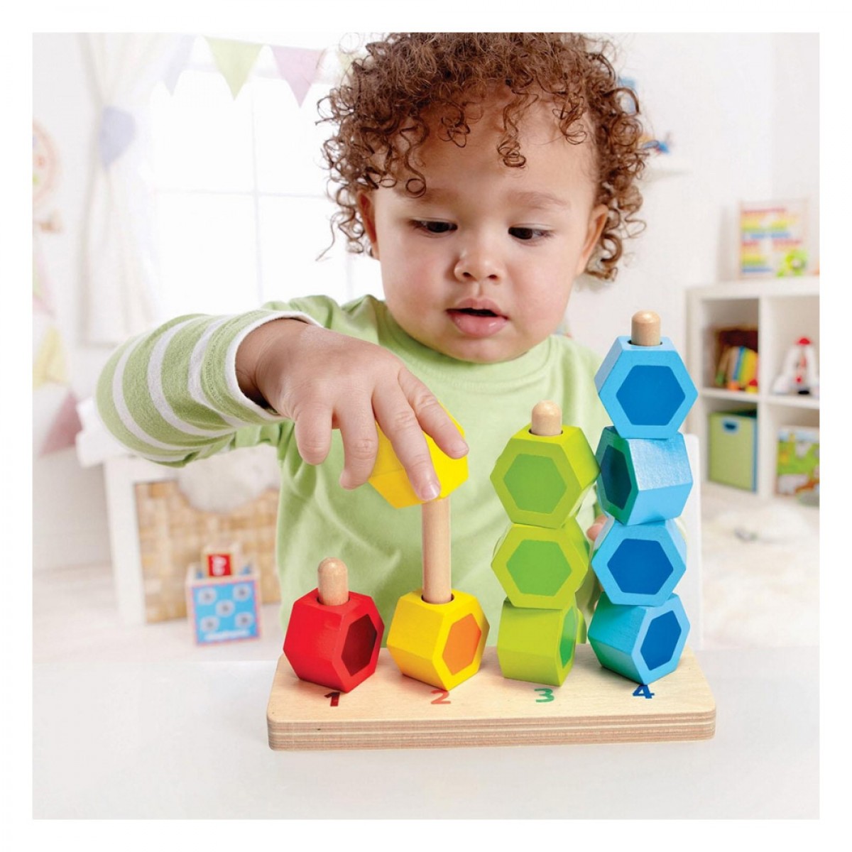 HAPE EARLY EXPLORER WOOD COUNTING E0504